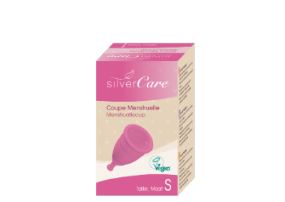 Kubeczek menstruacyjny rozmiar S różowy – Masmi SILVER Care